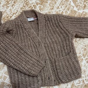 Zara Chunky Knit Cardigan 18-24 months EUC